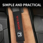 2pcs Car Seat Belt Shoulder Pad Plush Cover For Honda Civic Accord Crv Hrv Jazz