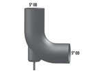 5   Elbow Comparabl Oem 04-17476-000 Truck  Elbow -aluminized Matl