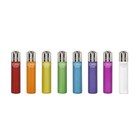 10x Clipper Lighter Crystal Rainbow Design Series Regular Size Bulk Lot Flame 80