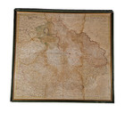 Antique Map Of Bohemia By Homann Heirs  1748  Framed