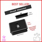 2 Pieces 41 Mm Qr Release Plate Camera Tripod Ball Head Quick Release Plate Repl