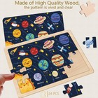 Puzzles For Kids Ages 4-6  4 Packs 24 Piece Wooden Jigsaw Puzzle For Toddlers 5 