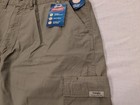 Wrangler Shorts Mens 44 Khaki Cotton Ripstop Cargo Classic Flex Waistband Nwt