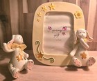 Nursery Photo Frame Unisex Pink yellow 3 Piece Young Gift New Open Frees h 