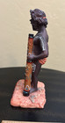 Australian Aboriginal Figurine Holding A Didgeridoo