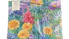 New Matouk Tablecloth Round 90  Floral Vintage Cotton Blend Luxury Linens Rare
