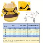 Cute Bee Pet Costume For Dog   Cat Halloween Hoodie Warm Puppy Coat Apparel Outf