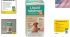 2x Liquid Wormer For Dogs   Cats - 2 Fl Oz  Controls Hookworms   Roundworms