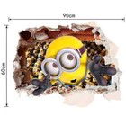 Minions Face Non Licensed Removable Wall Sticker Art Decal Kids Room Decor Usa