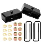 1  Rear Leveling Lift Block Kit W extra Long Square Leaf - 1  Rear Lift Height
