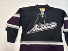 Vtg 2000s Nhl Koho Anahiem Mighty Ducks Jersey Men Largeeggplant Third Alternate