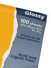 New Kodak Sealed 100 Sheets Picture Photo Printer Paper 8 5 X 11 Glossy