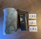 Sony M-527v Microcassette-corder Black  Vor Voice Cassette Tape Recorder W Tapes