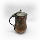 Antique Copper Dallah Arabic Coffee Pot Traditional Hand-hammered Pitcher Collec