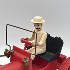 Vintage Revell Maxwell Auto Action Pull Toy Car Driver Figure Red