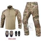 Krydex Gen4 Combat Uniform Set Tactical Shirt   Trousers   Knee Pads Hunting Set