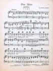 Blue Skies Sheet Music Betsy 1926 Musical Flop Belle Baker Irving Berlin