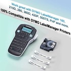 5-pk pack D1 Label Tape 45013 S0720530 For Dymo Labelmanager 160 280 420p