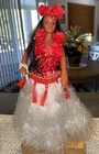 Vintage Decorative Hula Girl For Tiki Bar Or Hawaii Aloha Parties 12 Inch Tall