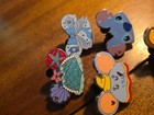 Disney World Wdw 2024 Hidden Mickey 5 Pin Set Ear Hats Ariel Stitch Authentic