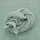 Newborn Photography Prop Boy Girl Wrap Baby Soft Knit Blanket Light Green
