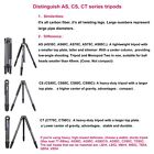 Compact Carbon Fiber Tripod Lightweight Camera Tripod Monopod Travel Tripod