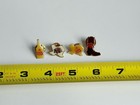 Lot 4  Vintage Lone Star Beer Metal Lapel Pin Texas Beer Bottle Boot Design