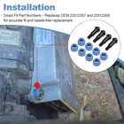 Ecm Mounting Kit For Detroit Diesel S60  8 Isolators 4 Bolts  23512307  23512309