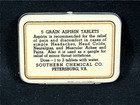 Vintage Spartan Brand 15 Cent 24 Aspirin Tin Southern Chemical Co Petersburg Va
