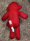 Dan Dee Collector s Choice Red Knit Sock Monkey Pink Heart 10  Plush Stuffed