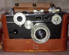 Vintage Argus C-3 35mm Film Camera 50mm Coated Cintar Lens F 3 5   Leather Case