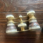 Antique French Mother Of Pearl Opera Glasses Berlin Hackescher Mark 4 W case 
