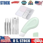 Professional Blackhead Remover Kit Pimple Popper Tool With Extractor tweezers  