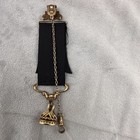 Vintage Victorian Watch Fob Ribbon Mourning