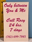Vintage Las Vegas Sexy Escort Cards Roxy Only Between You   Me