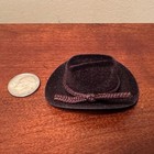 Small Traditional 1 9 Scale Dark Brown Cowboy Hat  See Head-opening Measurements