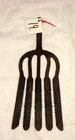 Antique Danish Eel Spear   Fish Spear  Hand Forged Iron  Denmark  5 Prong   19