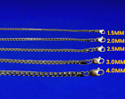 14k White Gold Solid Round Franco Box Necklace Bracelet Chain 1mm-4mm 7 -30 