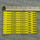 Waffle House Inc Door Lock Tags Lot Of 10 Yellow Security Seals