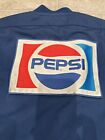 Vintage Full Zip Pepsi Delivery Driver Jacket 46 Soda Gas Advertising