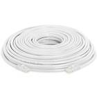 100ft Cat5e Ethernet Patch Cord White Cat 5e Internet Cable Rj45 Lan Router Cord