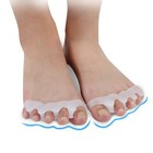 1 Pairs Toe Separator Bunion Corrector Silicone Straightener Orthopedic Spacer