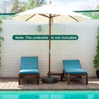 Costway 18   Patio Fillable Round Umbrella Base Stand Holder Fit Pole