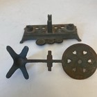 Antique Vintage Small Cast Iron Balance Scale 5    Long   Heart Design