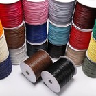 10m Waxed Cotton Cord Black Jewelry Making Thread 0 5-2mm Necklace Rope String