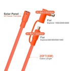 20ft Dc7909 Extension Cable For Solar Panel  Female To Male With Right-angle Dc8