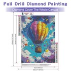 Sky Diamond Art Kit For Adults Colorful 5d Diy Painting Wall Decor Craft Set