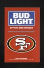 San Francisco 49ers 2022 Pocket Schedule Bud Light