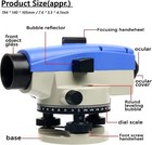 32x Automatic Optical Level High Precision Level Gauge Measure Meter Ip54