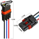 3 Pack Polaris Bus Bar Connectors     Pulse Power Plug Black Blue Red 